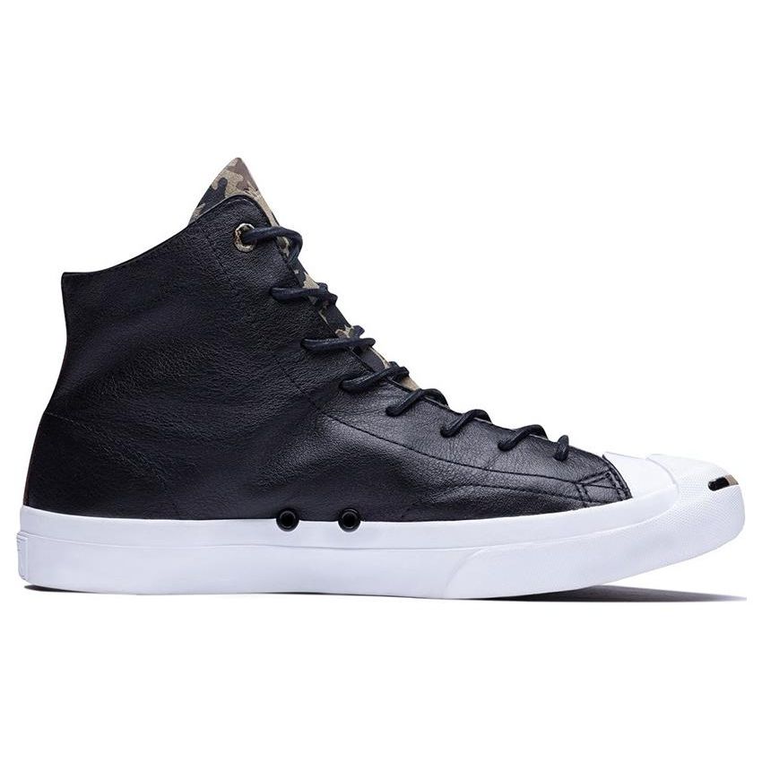 Converse Jack Purcell Comfortable Fashion High-Top Canvas Shoes Unisex Sneakers Black 160212C