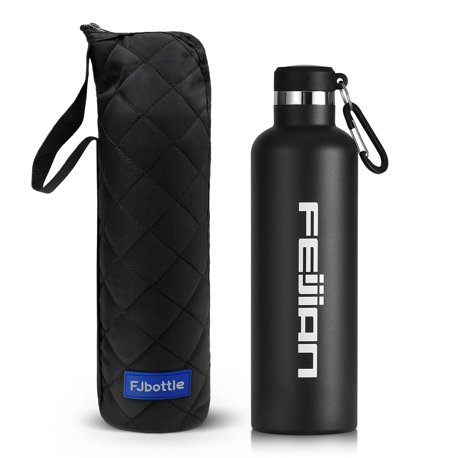 

FEIJIAN Вода Вакуум Термо Спорт Прямой Нержавеющая Сталь Подходит для Спорта Широкая Крышка для Бутылки с Водой Для Черной Бутылки, 750 мл, Изолированный, Изоляция, чёрный