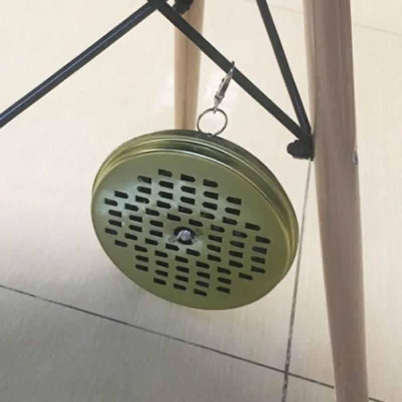 Stainless Steel Mosquito Coil Holder Outdoor Hanging Repellent Box,Anti-Scald Drop-Proof Rack for Summer Camping/Garden Portable