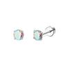 2PCS/Set Stainless Steel Heart Moon Earbone Stud Screw Ball Stud Earrings for Women Fashion Ear Tragus Cartilage Body Piercing