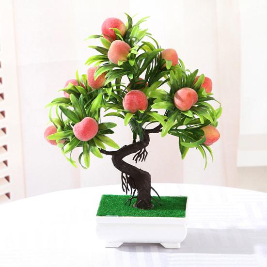 1 Pcs Artificial Flower Simulation Different Shape High Quality Plastic Home Decor Artificial Fruit Tree for Home