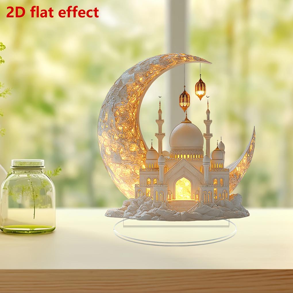 Double-layer Ramadan Table Decor Designed For Daily And Beauty These Elegant Dining Table