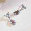 Gothic Rote Vampir Fledermaus Ohrringe Vintage Punk Tropfen Ohrringe für Frauen Schmuck Geburtstag Jahrestag Geschenk