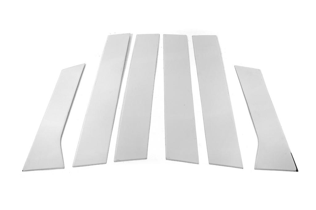 

door pillar trims (HB/SD) (6 pcs, stainless steel) for Opel Astra J 2009-2015