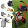Heavy Duty Pressure Washer Pump 3400PSI 25GPM Horizontal 34 Inch Shaft Replacement for Industrial Power Washers Parts