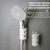 Suction Cup Shower Head Holder Punch-free Silicone Removable Shower Fixer Bathroom Shower Caterpillar Suction Cup Brackets