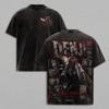 Denji Chainsaw Man Anime T-shirt Dark Manga Printed Washed T Shirt Men Unisex Clothing Summer Harajuku Loose Cotton Tees Clothes