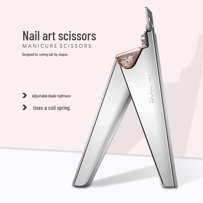 

SULLMAR U-Shaped Nail Tip Cutter for French Manicures - One-Word Nail Clipper and Trimming Tool.