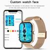 2026 New Smart Watch 1.69" Color Screen Full Touch Fitness Tracker Bluetooth Call Smart Clock Ladies Smartwatch Men Women