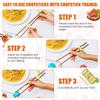 5/6/8PCS Training Chopsticks for Adults Beginner Trainers or Learner - Only Chopsticks Trainers Helpers Plastic Hinges Connector