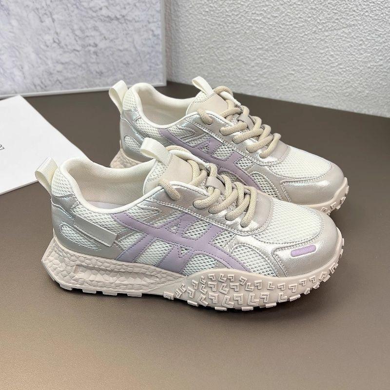 Dad shoes autumn new breathable mesh shoes thick sole soft sole sports casual running shoes