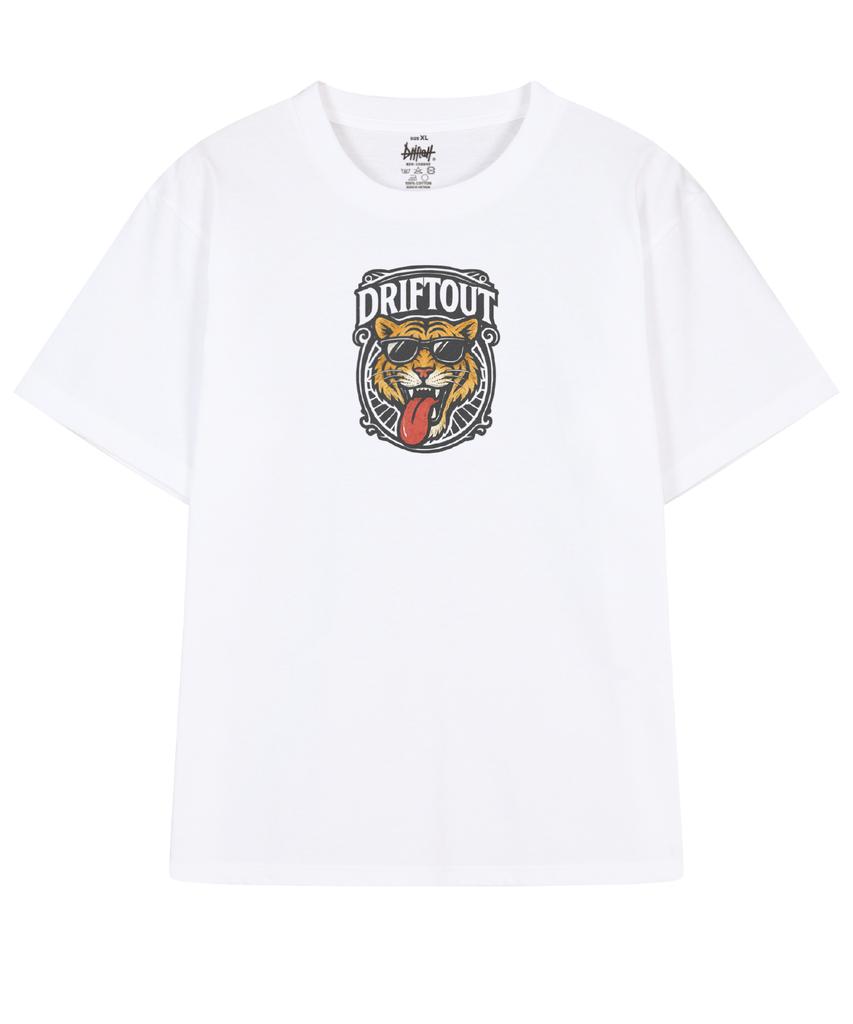 DRIFTOUT Wild Tongue Out Tiger Short Sleeve T-Shirt (3 Colors)