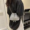 Shoulder Crossbody Handbag Ladies Fashion Casual Versatile Bucket Shape