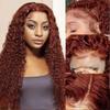 Long Curly Wig With Lace Front Synthetic Hairpiece Women Natural Look Heat Resistant 18-40 Inch