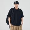 Men's Summer New Loose Short-sleeved POLO Shirt Men's Lapel Thin Short T-top