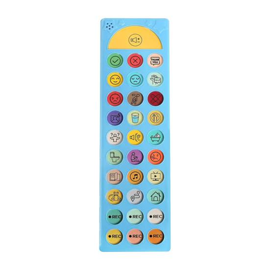 AAC Communication Device with 6 Programmable Buttons Adjustable Volume Speech Therapy Stroke Rehab Non-Verbal Communication Tools Talking Aid