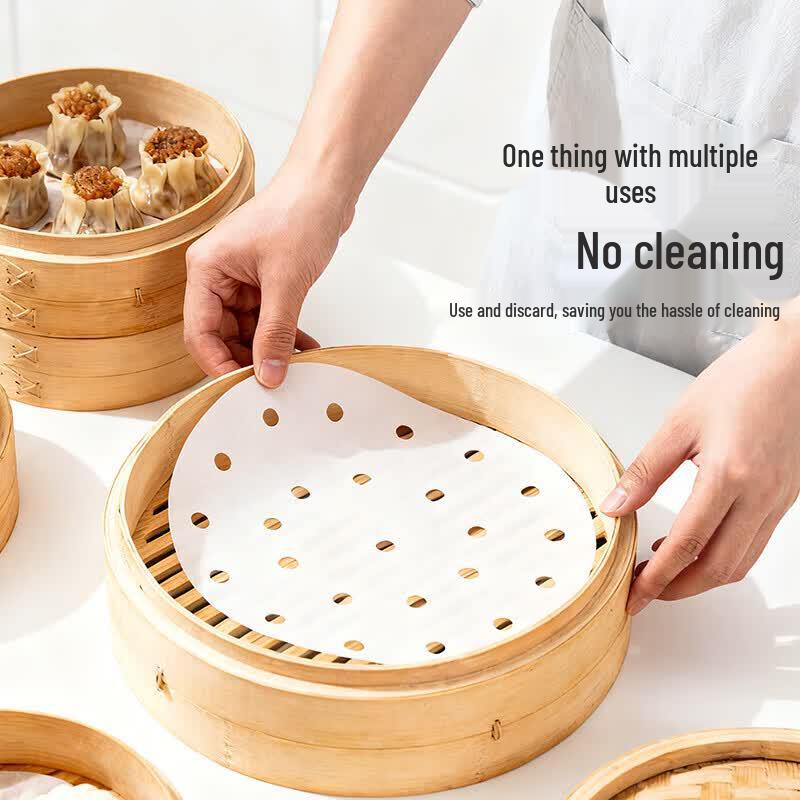 777 Food Grade Non-Perforated Steamer Liners