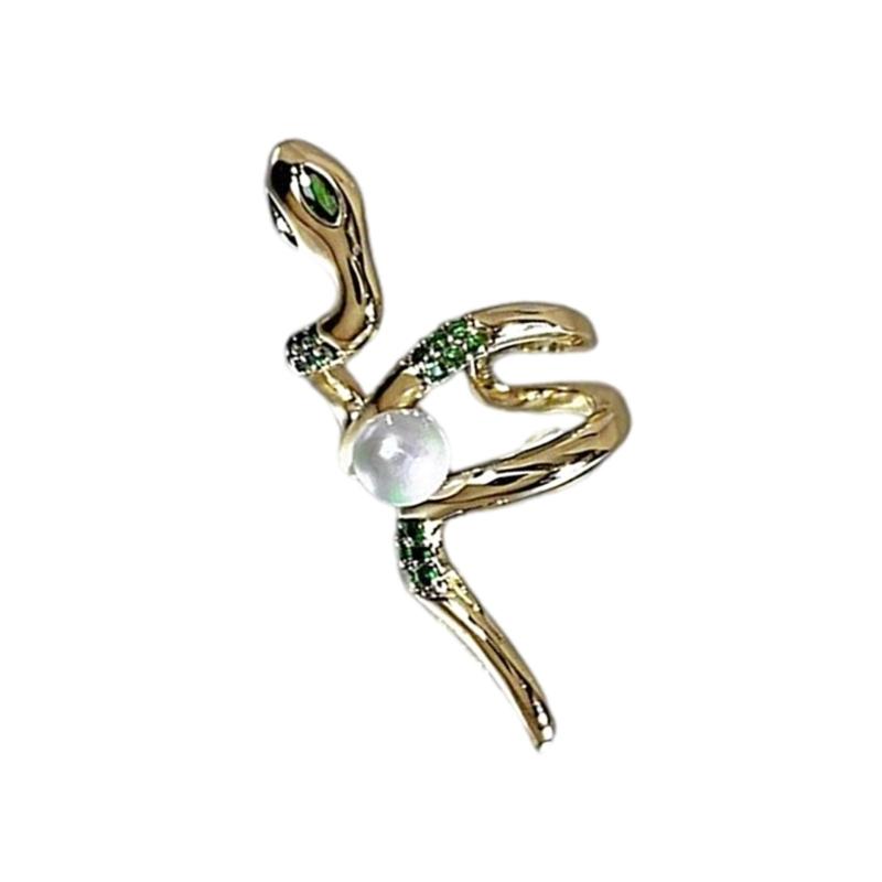 Непроколотый Кафф-Серьга в Форме Змеи Современный Кафф-Серьга Змея Украшение для Уха для Любителей Искусства и Посетителей Культурных Мероприятий 1