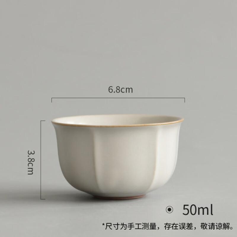 Ru Kiln Petal Teacup