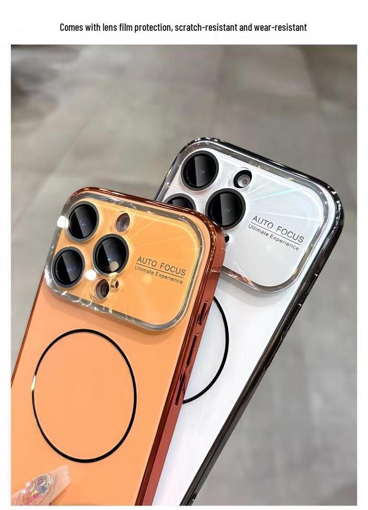 Compatible with iPhone 17 PRO MAX: Slim magnetic ring case with laser window, fits Apple 16 and provides durable protection.