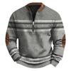 Men's Retro Casual Gradient Printed Sweatshirt