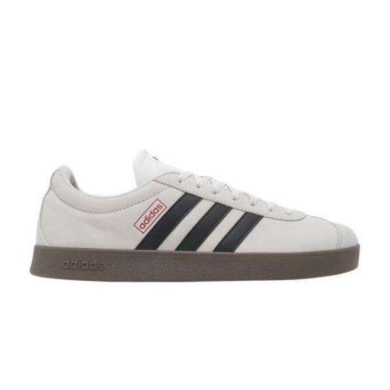 

adidas VL Court Classic Grey Black Gum JS3003 EU 40.5 червоний/сірий