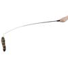 Retractable Cat Wand Stick Toy with Soft Tail Handle for Interactive Cat Play 95cm