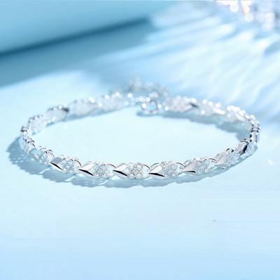 Four-leaf Clover Love Bracelet Girl Birthday Gift Hand Jewelry