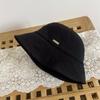 JYL TS DIY Solid Bucket Hat Women Autumn Winter Japanese Face Cover Hat Acrylic