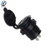 Car Charger Dual USB Port Multifunction LED Digital Display Voltmeter Waterproof Mobile Phone Smart Charging Socket Adapter