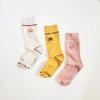 [2SET] [Bread Barbershop x Banana Sisters] Milk Character Line Socks 3 Colors