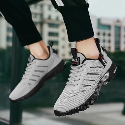 Lightweight Men Casual Shoes Breathable Male Footwear Lace Up Walking Shoes Size 40-47 Sports and Fitness Shoes Fashion Sneakers