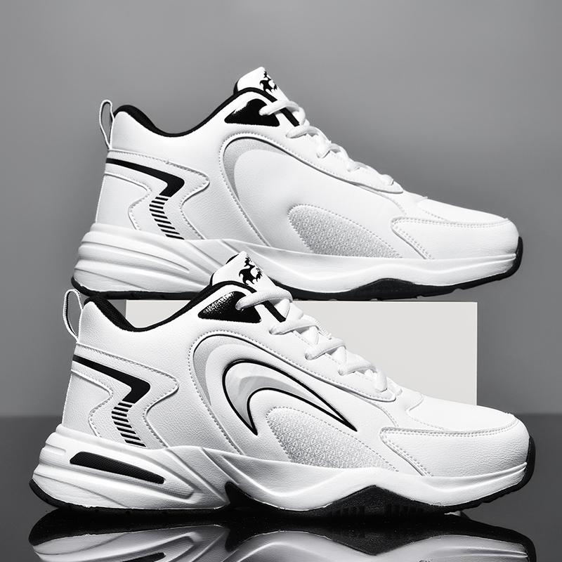 PU Kožené Tenisky Pánske Ležérne Topánky Športové Chlapčenské Čisto Čierne Plus Veľká Veľkosť 47 48 Tenis Masculino Zapatillas Deportivas Hombre