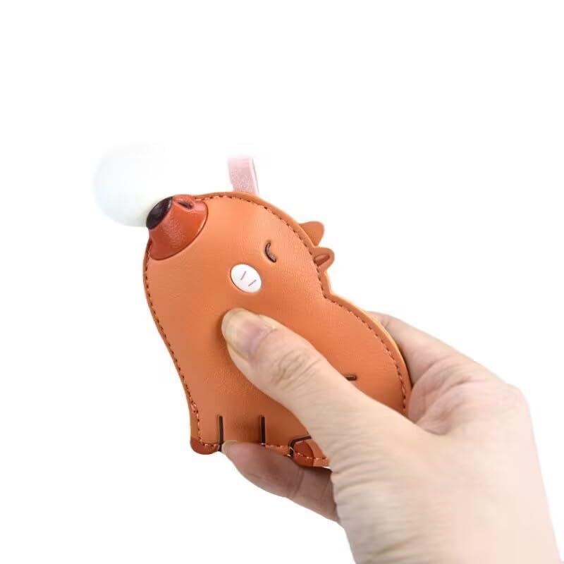 [LeChengMM] Keychain Super Funny Decompression Idea Bubble Blowing Cartoon Keychain, Whale Head