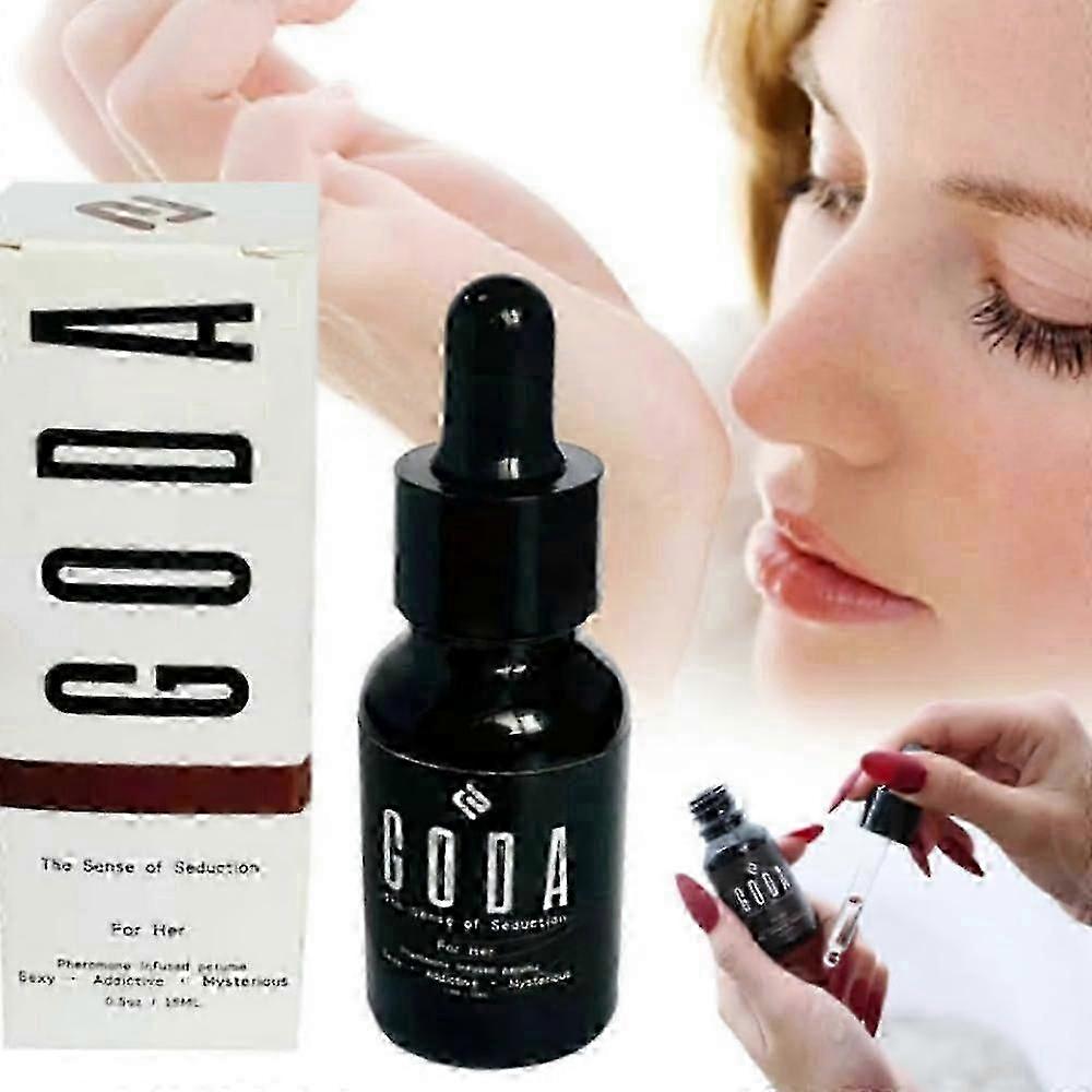 1-3X GODA For Her Pheromone Perfume for Women -15ml/0.50 fl. oz - Long-Lasting Women Fragrances with Jasmine and Rose - Floral Perfume Oil with Sweet