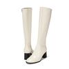 BARBARA Leather Breathable 6.5cm Long Boots Bbg851iv