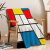 Decke Überwurf Super Piet Gemütlich Plüsch Wohnzimmer Sofa Mondrian Couch Kindliche Geburtstagsgeschenke