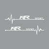 Car Styling Body Side Windows Decal Logo Sticker Decor Accessories For Honda Mugen Power Civic Accord Odyssey Jazz CRV Spirior RF6