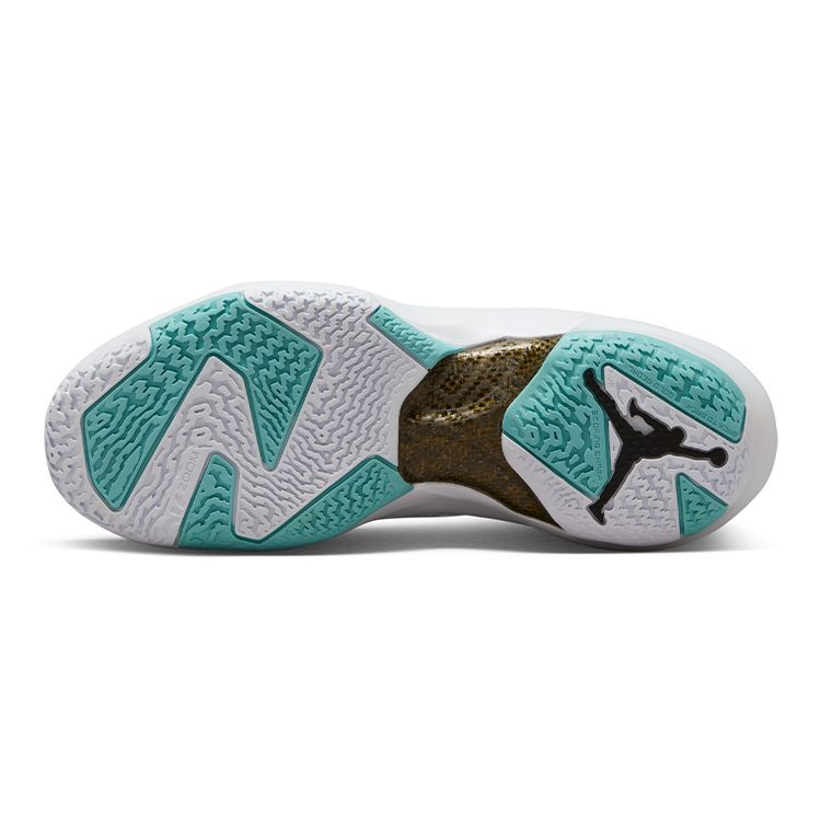 Guo Ailun x Air Jordan 37 GS Biela Ostrovná Zelená Detské Tenisky Metalicko-Zlatá Čierna DX3381-173
