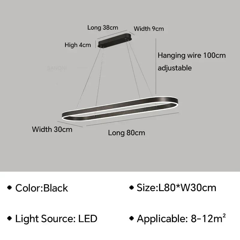 Modern LED Pendant Light For Living Dining Room Kitchen Hotel Bedroom Ceiling Chandelier Indoor Home Decoration Lighting Fixture