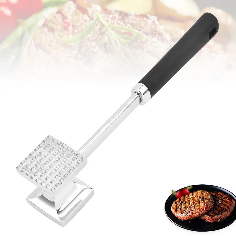 Loose Meat Hammer Double-Sided Checkered Beef Tenderizer Tenderizers Portable Meat Beat Kitchen Gadgets 4