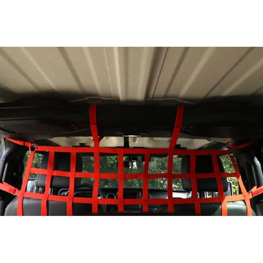 Rear Seat Cargo Isolation Diveder Net For Jeep Wrangler JK/JL/JT Gladiator 2007+