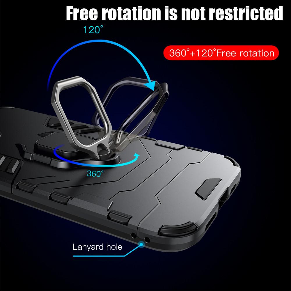 Case for iPhone 16 15 14 13 12 Pro Max 11 Military Grade Protection Built-in Kickstand Dual-Layer Heavy Duty TPU+PC Shockproof Phone Case