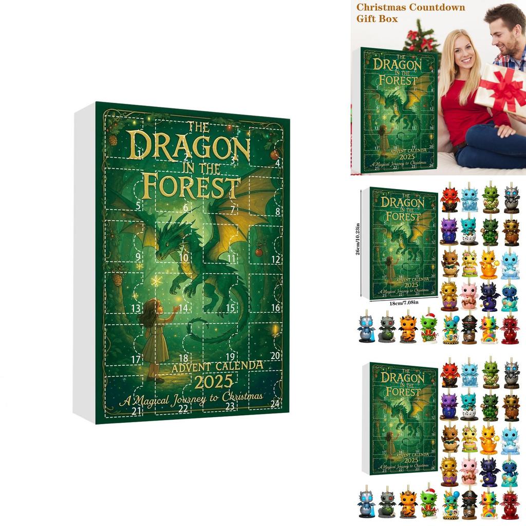 Dragon Christmas Tree Decorations With Acrylic Animal Ornaments For Festive Gifting