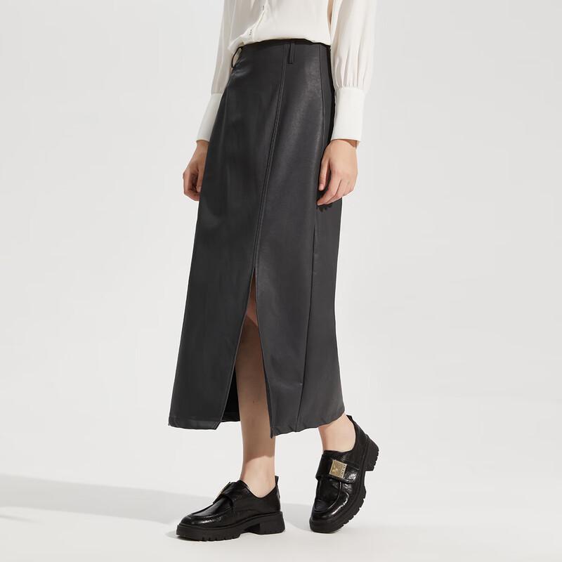 Tatu Women's High-Waist Viscose Blend Midi Skirt