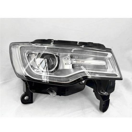 Fits 2014-2018 Jeep Grand Cherokee: OEM Headlight Half Assembly with Low Beam Lighting