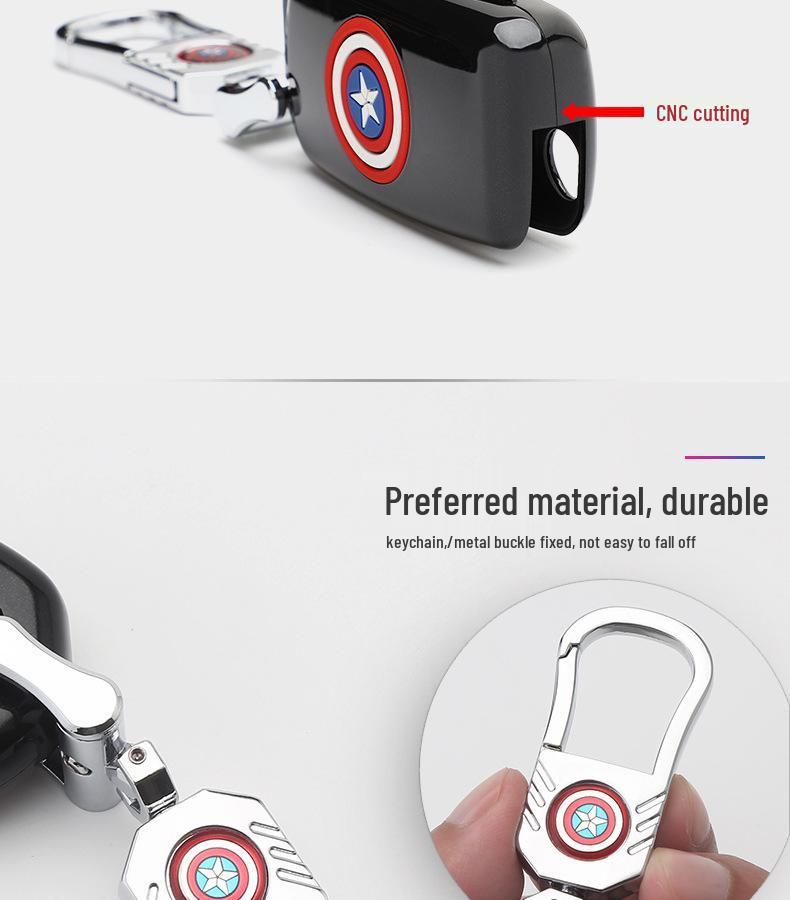 Volkswagen Key Case: Stylish Design with Buckle & Personalized Decoration