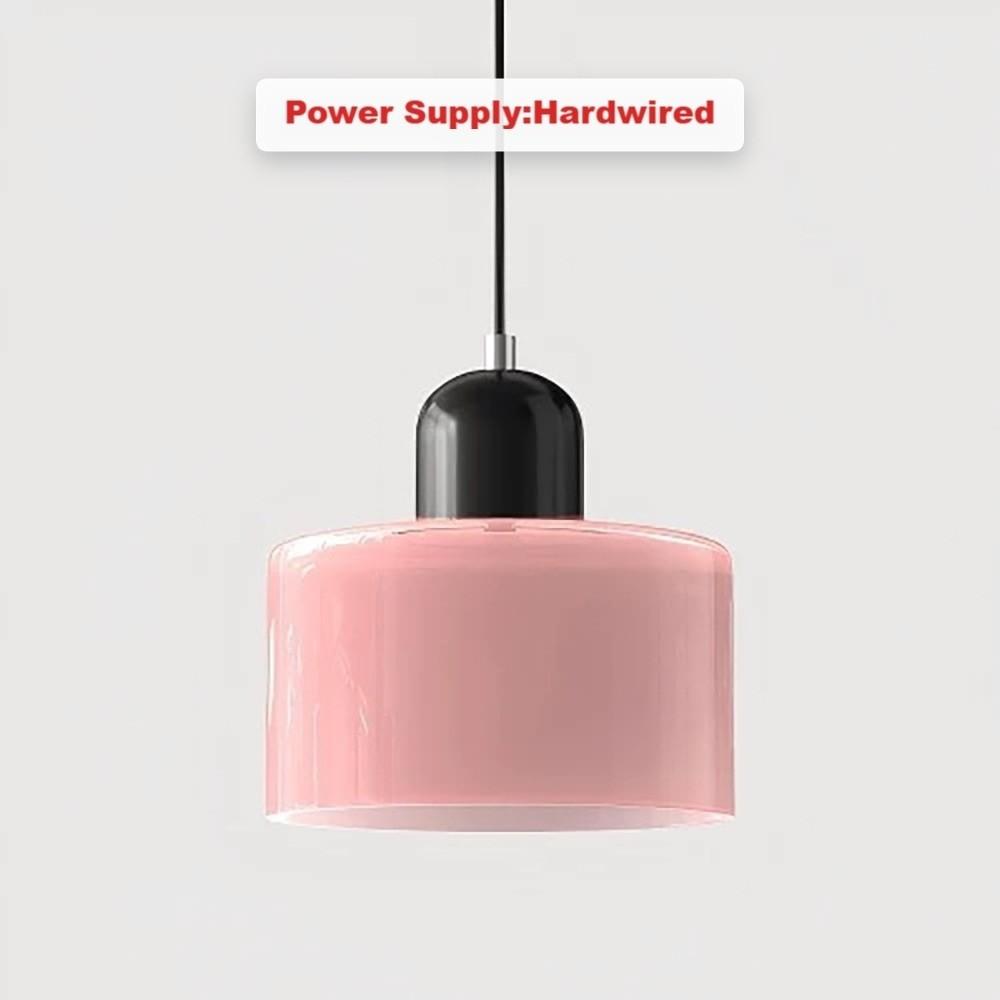 Colorful Design Glass Pendant Light Artistic Nordic Chandelier Creative Design Vintage Style Ceiling Lamp Dinner Table