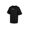 Converse Drop Shoulder Sleeve T Shirt Women's Black Unisex 10022776-A03