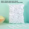 100X Food Cover Plastic Wrap Fresh Lids Reusable Washable Convenient Household Accessories Bowl Bottle Kitchen Gadget